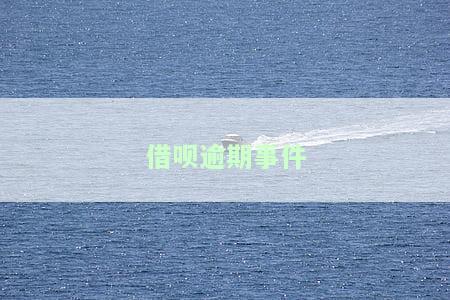 借呗逾期事件最新消息，追踪借呗逾期事件：最新进展与解决方案