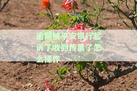 平安银行起诉我后多长时间开庭，平安银行起诉我后，何时会开庭？