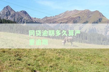 网贷逾期多久算严重逾期？影响与解决方法