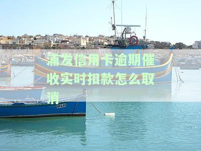 浦发信用卡逾期催收实时扣款怎么取消-浦发信用卡逾期催收实时扣款怎么取消掉