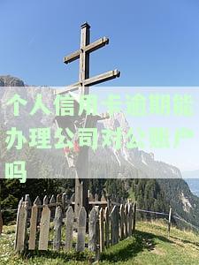 个人信用卡逾期能否办理公司对公账户？安全性如何保障？解决方案是什么？