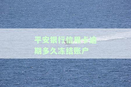平安银行信用卡逾期，警惕！平安银行信用卡逾期可能带来的严重后果
