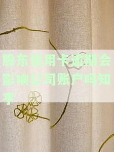 股东信用卡逾期会影响公司账户吗？详细解析