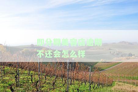 即分期美容贷逾期最多几天会影响信用记录？错过还款期限的后果是什么？