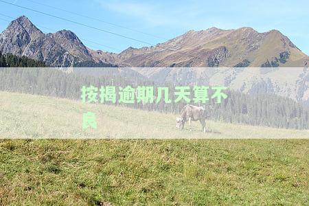 按揭逾期几天算不良记录？影响个人征信、被银行收回的时间及记录清除方式，逾期多久会列入黑名单？