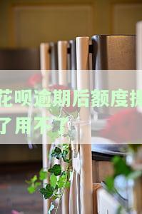 花呗逾期了怎么办？逾期能否提升额度、再增额度、正常使用额度？花呗逾期后还款额度能否再次使用？