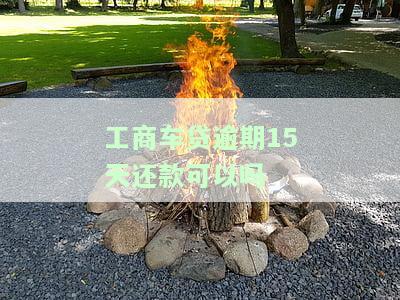 工商车贷逾期15天还款可以吗，工商车贷：逾期15天还款可行吗？