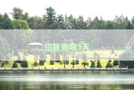 招联逾期3天被冻结什么时候可以再用，解决招联逾期问题：了解冻结期后重新使用的时间