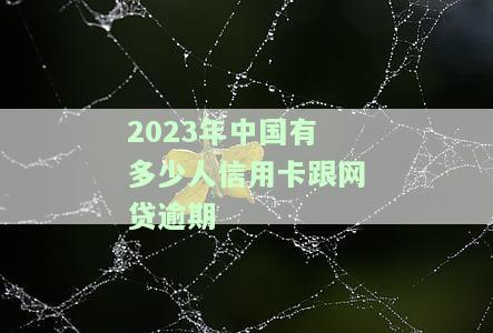 2023年中国有多少人信用卡跟网贷逾期了，揭秘2023年：中国信用卡和网贷逾期人数惊人数据