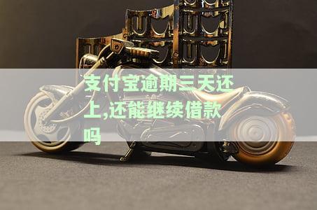 支付宝逾期三天还上,还能继续借款吗安全吗，支付宝逾期还款后，是否能继续借款？安全性如何？