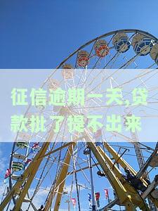 征信有逾期1天：影响贷款吗？如何处理才能消除记录？