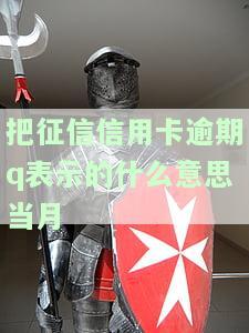 征信逾期显示什么字母，了解你的信用：征信逾期会显示哪些字母？