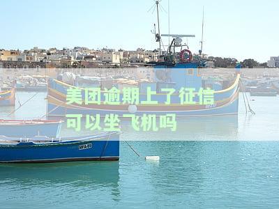 美团逾期上了征信可以坐飞机吗