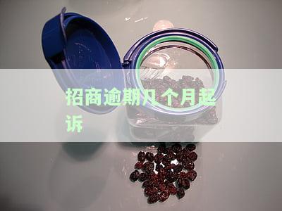 招商逾期多少会被起诉？逾期时间、后果全解析