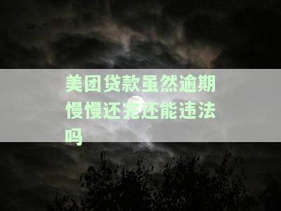美团逾期后还了逾期,但是美团要求还全部贷款,合理吗，美团逾期后还款，为何仍被要求偿还全部贷款？是否合理？