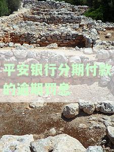 平安银行分期付款的逾期罚息是多少，查询平安银行分期付款逾期罚息，避免额外费用！
