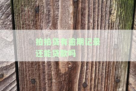 拍拍贷有逾期记录还能贷款吗安全吗，逾期记录会影响拍拍贷贷款安全吗？