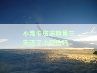 小赢卡贷逾期第三天还款：是否会影响征信？逾期两天会有什么后果？