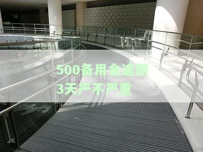 500备用金逾期两天会上征信吗，逾期两天会影响信用记录？了解500备用金的还款规定