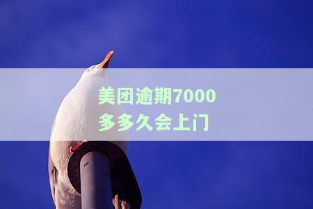 美团逾期7000多多久会上门-美团逾期7000多多久会上门催收