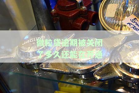 微粒贷逾期被关闭了多久还能在开通借款，微粒贷逾期关闭后，恢复使用需要多长时间？
