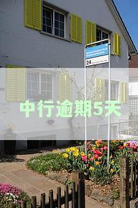 中行逾期几天上征信？影响深远，须谨对待