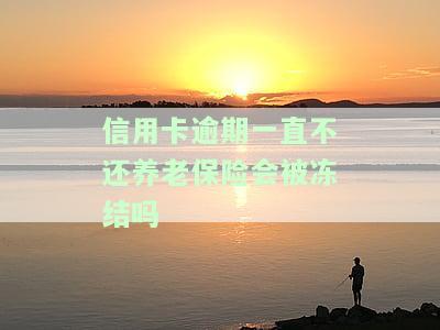 信用卡逾期一直不还养老保险会被冻结吗