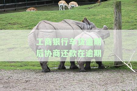 工商银行车贷逾期后协商还款：一年内如何处理？逾期后果及解决办法
