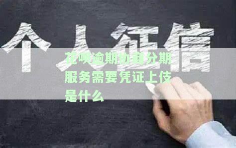 花呗逾期协商分期服务需要凭证上伎是什么-花呗协商还款凭证