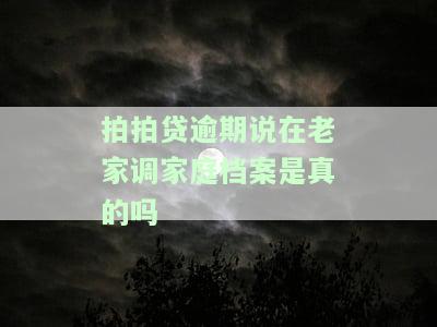 拍拍贷下老家调我资料：真的吗？权限与处理方法解析