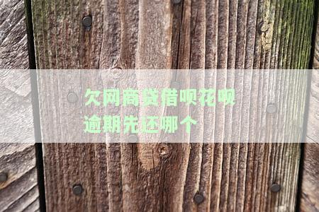 网商贷和花呗逾期：能否只还网商贷？