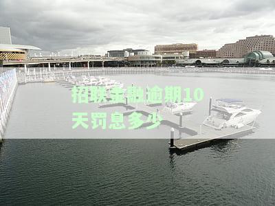 招联金融逾期10天罚息多少