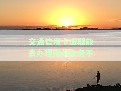 交通信用卡逾期能去办理别的业务不-交通信用卡逾期能去办理别的业务不