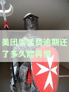 美团生活费逾期还了多久能再借