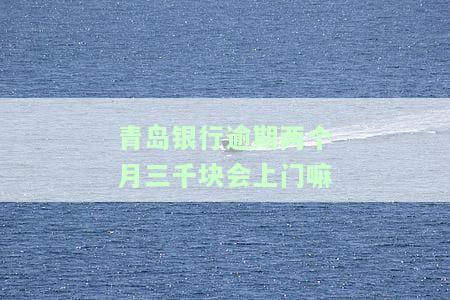 青岛银行逾期了三个月后能停账挂息么，青岛银行逾期三个月能否申请停账挂息？