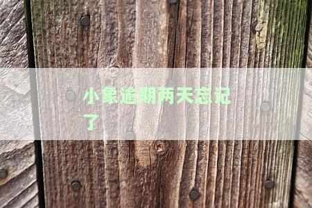 小象逾期两天会不会上征信，逾期两天小象还款是否会影响个人征信记录？