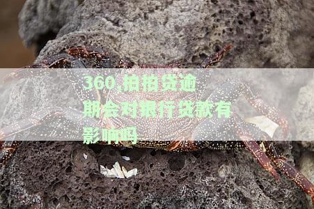 360，拍拍贷逾期会对银行贷款有影响吗-360,拍拍贷逾期会对银行贷款有影响吗