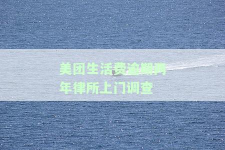 美团生活费逾期3天即收到律师函短信：应对策略与真实情况