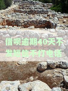 借呗逾期40天不发短信不打电话会怎样，警惕！借呗逾期40天，为何没有收到催收短信和电话？可能面临这些后果！