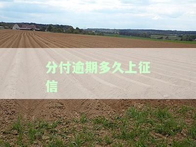 分付逾期多久会上征信？影响及恢复时间解析