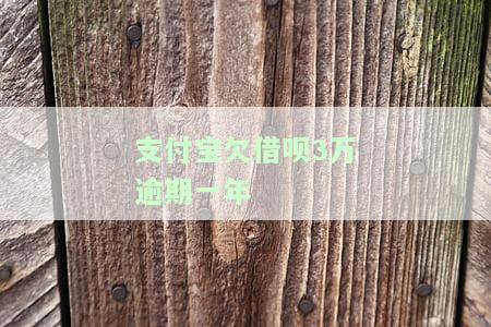 支付宝欠借呗3万逾期一年利息多少，逾期一年，支付宝借呗3万元的利息是多少？