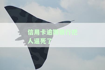 信用卡逾期银行把人逼死了
