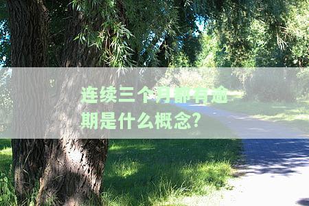 连续3个月逾期是否为不良，连续三个月逾期被视为不良记录吗？