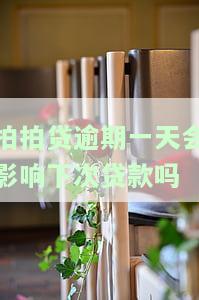 拍拍贷逾期一天会影响下次贷款吗，拍拍贷逾期一天是否会影响下次贷款？