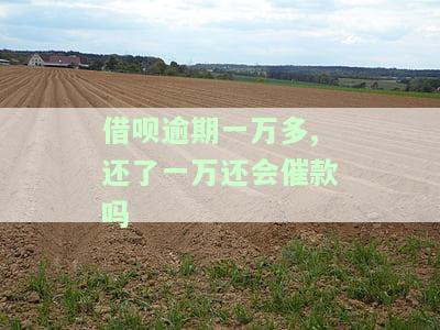借呗逾期一万多,还了一万还会催款吗，借呗逾期一万多，还清后是否还会收到催款？