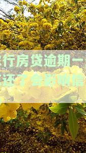 农行房贷逾期一天忘还了会影响信用吗-2023各银行还款宽限期表