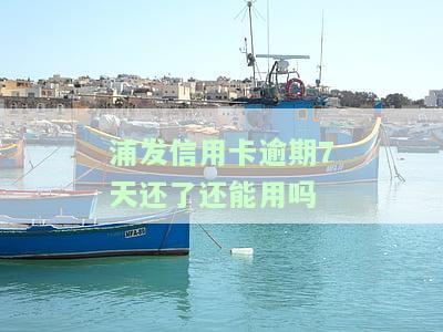 浦发银行逾期7天，警惕！浦发银行贷款逾期7天可能带来的影响