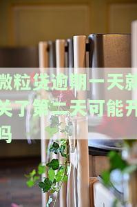 微粒贷不小心逾期一天，突发状况：微粒贷逾期一天，该怎么办？