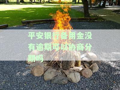 平安银行备用金没有逾期可以协商分期吗-平安银行备用金没有逾期可以协商分期吗