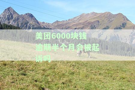 美团逾期2000会被起诉吗？影响及解决方法